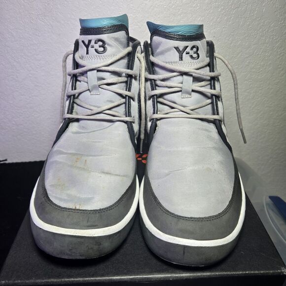 Adidas Y-3 Decane Yohji Yamamoto Shoes Men’s 11.5 Gray Black High Top w/ Box etc main image 8